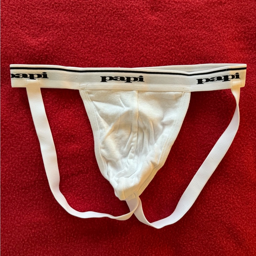 Papi Jockstrap with Black Logo (Medium)